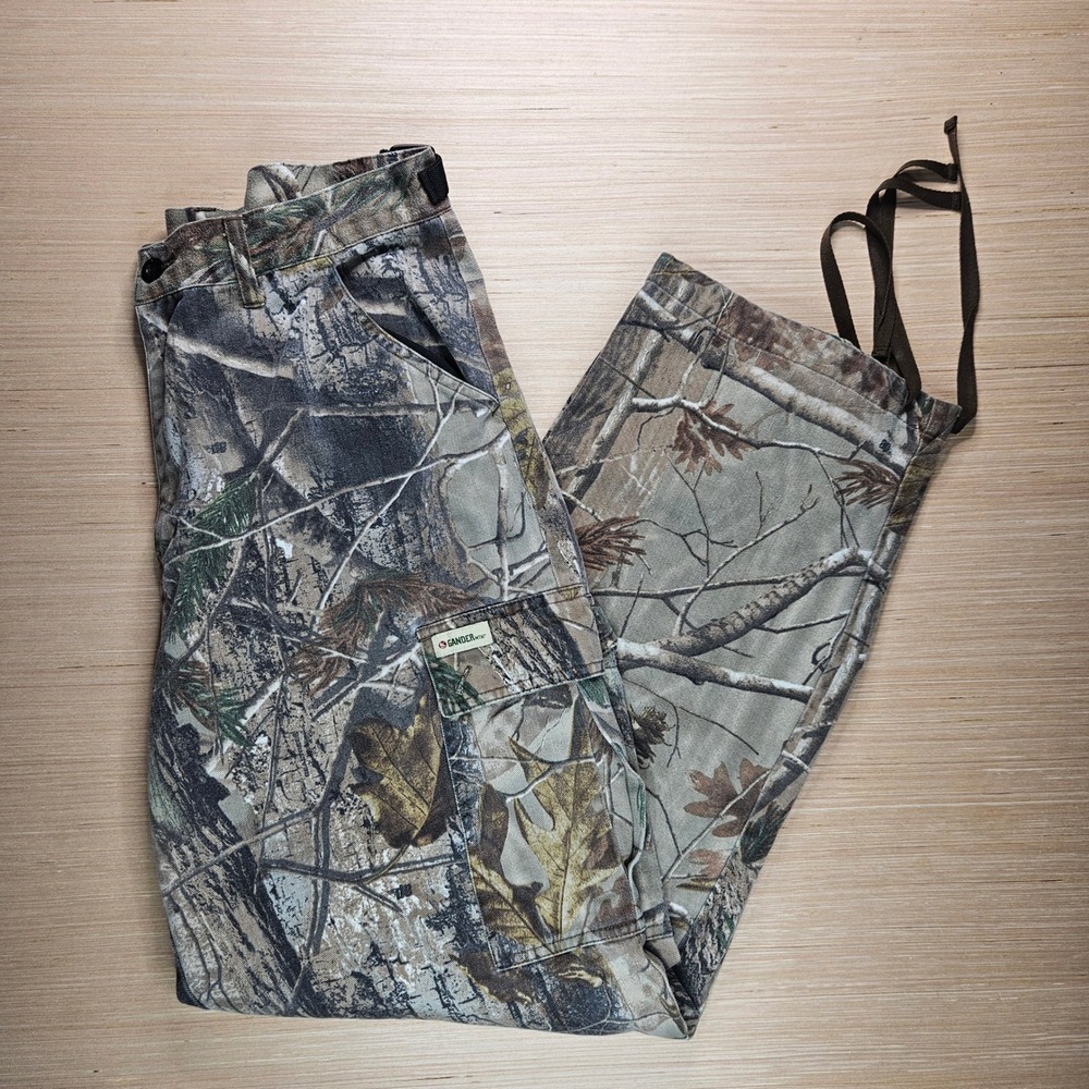 Gander Mountain Camo Cargo‎ Pants Men's Size M 32x30 Realtree AP Pattern Outdoor
